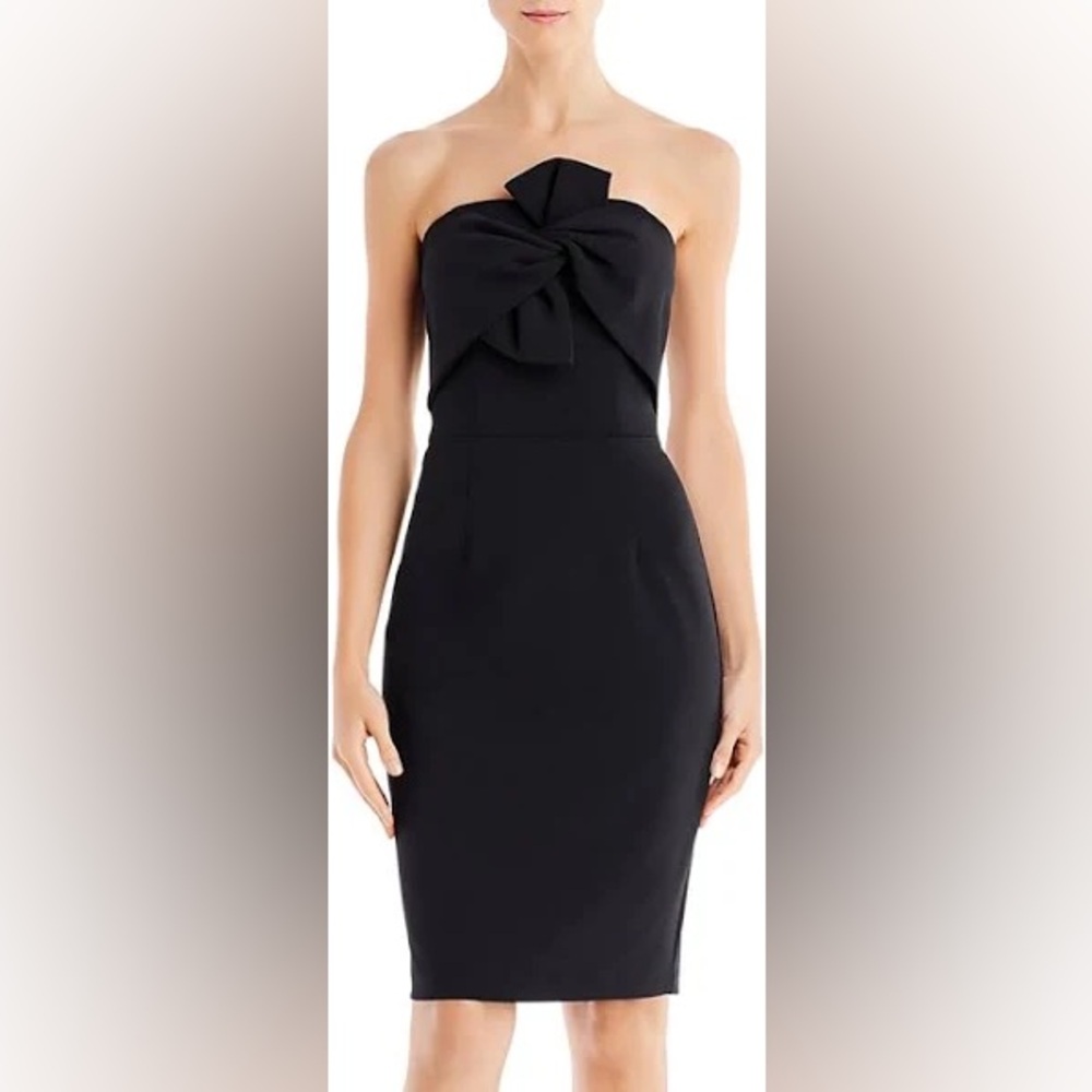 Aqua Strapless Twist-Front Dress NWT Size 8